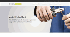 Desktop Screenshot of evon-home.com